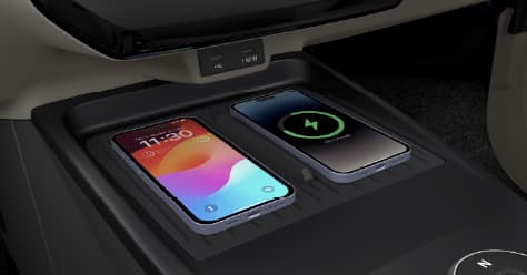 Dual Smartphone Deck with Wireless Charger