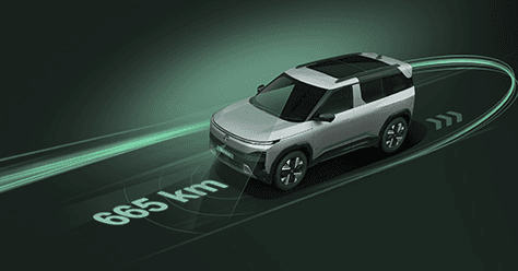 Up to 665 km Range